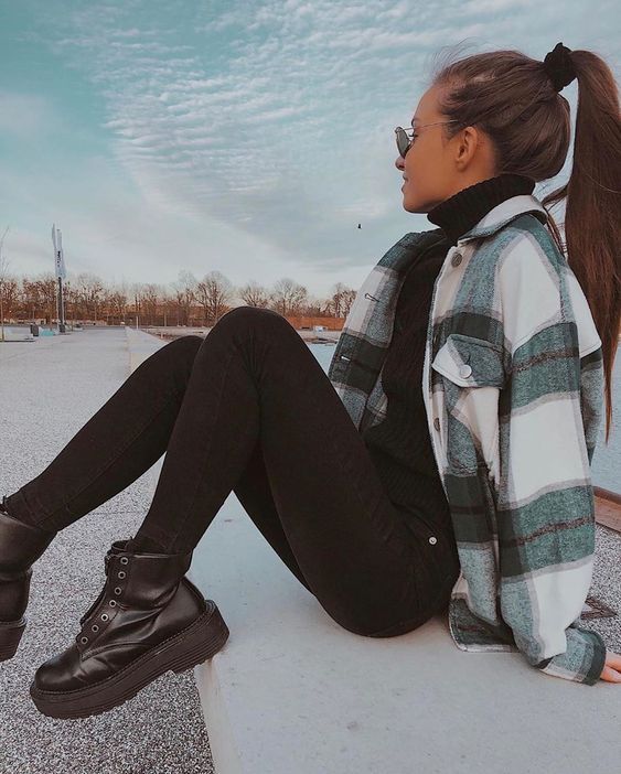 greencheckjacketcheckedjacketsforwomenoutfitfallplaidjacketoversizedcheckovershirtbrandstylecheckedcoatsjacketsonlineclothingcomfywomansfallcoats_checked_shirts_twill_check_fal